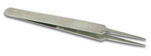 PINZA DE PRECISION PLANA DE ACERO INOXIDABLE ANTIMAGNETICO