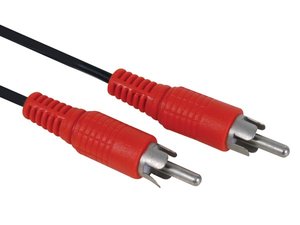 CABLE ALARGADOR  CONECTOR RCA MACHO ROJO  CONECTOR RCA MACHO ROJO  120 m