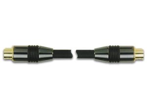 CABLE SVHS NIQUELADO PUNTA DORADA  MINIDIN 4 POLOS  MINIDIN 4 POLOS  5m