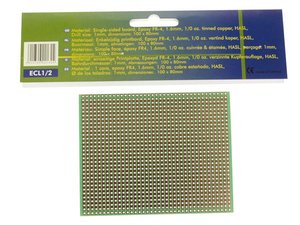 PLACA EUROCARD LINEA COMPLETA PARA ENSAYOS PRUEBAS MONTAJES  100 x 80 mm FR4