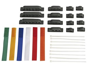 SET DE BRIDAS CADENETAS NYLON CABLEADO COLORES 31 UDS RESISTENTE A LOS RAYOS UV