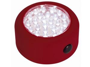 PUNTO DE LUZ CON 24 LEDs CON IMAN MAGNETICO Y GANCHO PARA COLGAR A PILAS