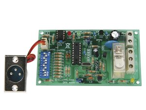 RELE 10A CONTROLADO POR DMX 12Vdc DMX512 PARA DIMMER