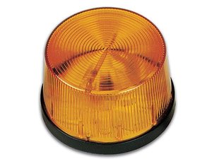 FLASH LAMPARA ESTROBOSCOPICA STROBO 12V COLOR NARANJA AMBAR AMARILLO