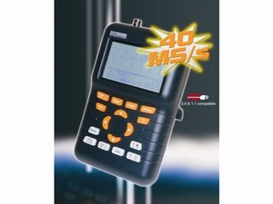 OSCILOSCOPIO PORTATIL DIGITAL LCD CONEXION USB 40MHz