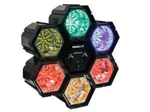 ORGANO LUZ MODULAR SICODELICO VELOCIDAD REGULABLE CONTROL MUSICAL  6 x 36 LEDs