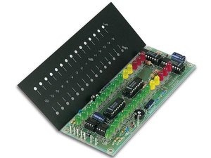 VUMETRO DE PRECISION 2 x 15 LEDS  MEDICION RUIDO  KIT DE MONTAJE PARA MONTAR