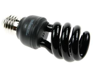 MINI BOMBILLA BAJO CONSUMO ESPIRAL  T3  15W  240V  E27  UV  ULTRAVIOLETA