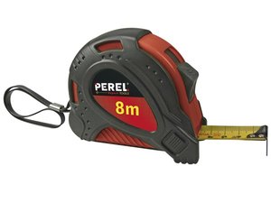 FLEXOMETRO METRO CON REVESTIMIENTO EN NYLON Y CORREA PARA MUECA  8m