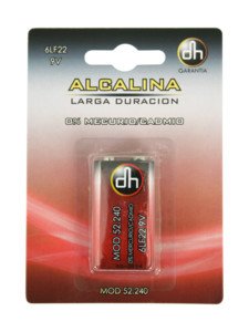 PILA ALCALINA 6LF22 9VDC 1 UNIDAD  BLISTER