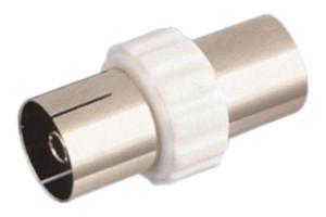 ADAPTADOR CONECTOR ANTENA TV HEMBRA HEMBRA ECONOMICO