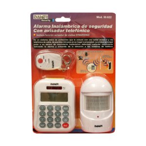 ALARMA SEGURIDAD INALAMBRICA CON AVISADOR TELEFONICO