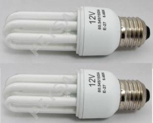 2x BOMBILLA BAJO CONSUMO 12V DC 15W PARA ENERGIA SOLAR