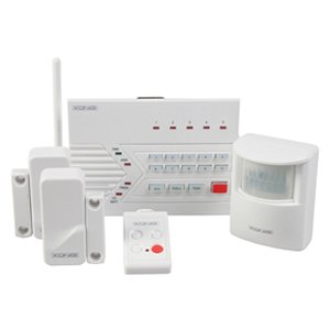 SISTEMA ALARMA 100dB MARCADOR TELEFONICO PIR 5 ZONAS