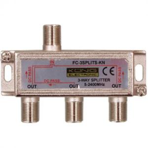 DISTRIBUIDOR SATELITE SPLITTER 1 ENTRADA 3 SALIDAS 20dB