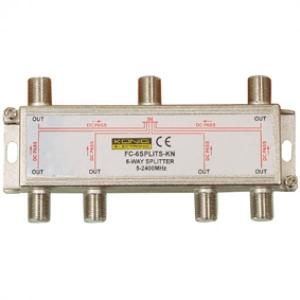 DISTRIBUIDOR SATELITE SPLITTER 1 ENTRADA 6 SALIDAS 20dB