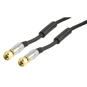 CABLE CONECTOR F MACHO  MACHO BAADO ORO PLATA 150m