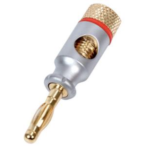 2x CONECTOR BANANA MACHO 7mm BAADO ORO  2 UNIDADES