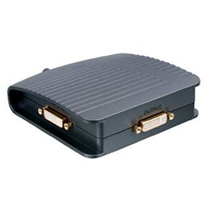 CONMUTADOR SWITCH DVI 2 PUERTOS 12V HDCP PLATA