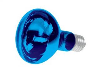 BOMBILLA COLOREADA AZUL 60W R80 E27 PARA SICODELICO