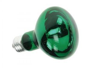 BOMBILLA COLOREADA VERDE 60W R80 E27 PARA SICODELICO