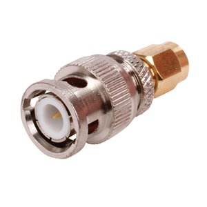 CONECTOR WIFI ADAPTADOR SMA MACHO  BNC MACHO EN ORO