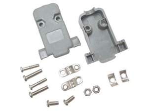 CAJA DE PLASTICO PARA CONECTOR SUBD DE 9 CONTACTOS