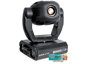 PROYECTOR CABEZA MOVIL AERON 575S CON FUNDA DE TRANSPORTE Y CONTROL POR DMX