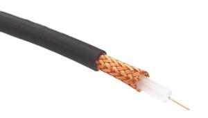 CABLE COAXIAL PVC NEGRO RG59 BU 75 937  1 METRO