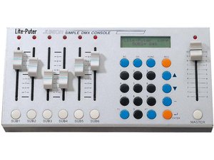 CONSOLA DE MODULACION JUNIOR CONTROL CONTROLADO POR DMX  6 CANALES