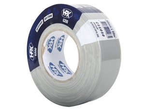 CINTA ADHESIVA DE TELA PROFESIONAL HPX COLOR GRIS PLATA   LONGITUD 50 m