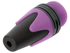 FUNDA PROTECCION NEUTRIK CONECTORES XLR COLOR VIOLETA