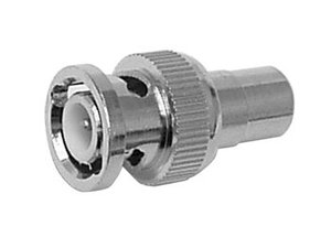 ADAPTADOR CONVERSOR  CONECTOR BNC MACHO  CONECTOR RCA HEMBRA