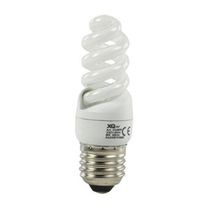 BOMBILLA BAJO CONSUMO ESPIRAL E27 9W 405lm BLANC CALIDO