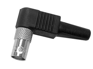 CONECTOR BNC ACODADO HEMBRA CONEXION POR TORNILLO 