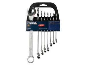 JUEGO LOTE SET DE LLAVES COMBINADAS DE CROMO VANADIO 8 uds  8  19 mm