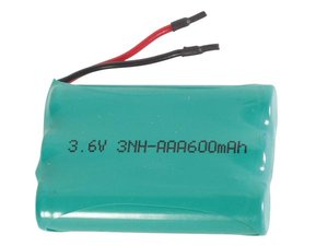 PILA RECARGABLE NiMH 36V600mAh CON TERMINALES PARA SOLDAR SOLDADURA