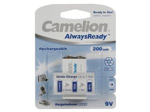 PILA RECARGABLE NiMH 6LR61C 9V 200mAh EBLOCK