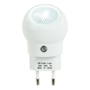 LUZ NOCTURNA LED SENSOR NOCHE DIA GIRO 360 AMBAR 1W 