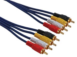 CABLE DE AUDIO BAADO ORO DORADO  4 x RCA MACHO  4x RCA MACHO  120 m