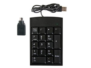 TECLADO DIGITAL USB 20 PS2 APTO PARA PORTATILES NUMERICO CUENTAS CALCULADORA