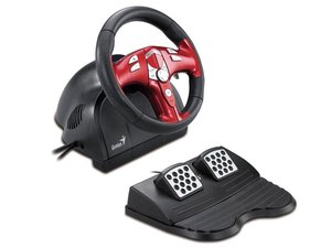 VOLANTE DE CARRERAS TRIO RACER FORCE FEEDBACK JUGAR COCHE