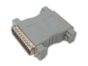 ADAPTADOR CONVERTIDOR NULL MODEM  SUBD25 MACHO  SUBD25 HEMBRA