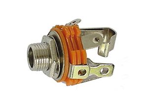 CONECTOR JACK HEMBRA 635mm ESTEREO PARA CHASIS EMPOTRAR CIRCUITO