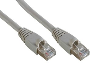 CABLE ALARGADOR DE RED FTP RJ45 APANTALLADOS CAT 5E 100Mbps  05m 50cm