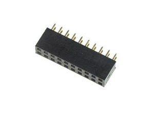 CONECTOR PARA PLACA CIRCUITO INTEGRADO HEMBRA 2 FILAS  20 CONTACTOS
