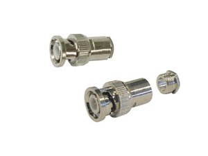 CONECTOR BNC MACHO CIERRE ROSCADO RG59U 75 Ohm 62mm