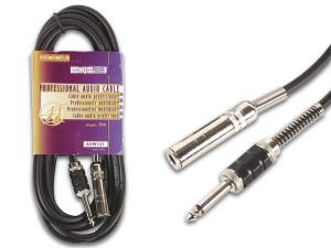 CABLE DE AUDIO ALARGADOR  JACK MONO 635mm  JACK MONO 635mm  5 m