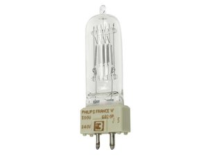 BOMBILLA HALOGENA PHILIPS BIPIN 500W 240V GY95 2800K