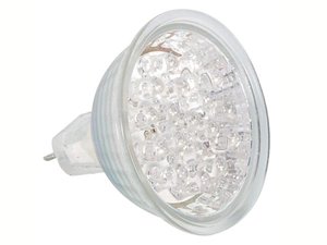 BOMBILLA LED COLOR BLANCO CALIDO CONEXION MR16 12VAC 084W